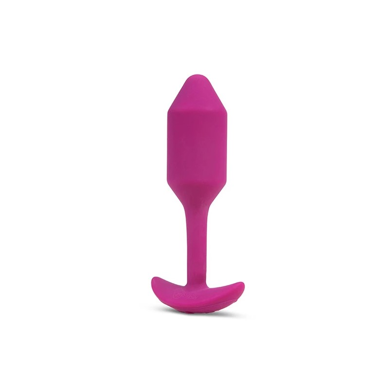 Plug analny wibrujący - B-Vibe Vibrating Snug Plug 2 Rose